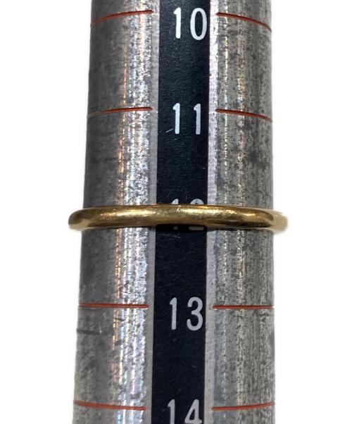 NO BRAND（ノーブランド）NO BRAND (ノーブランド) K18 フラワーモチーフ ストーン リング サイズ:表記無しの古着・服飾アイテム