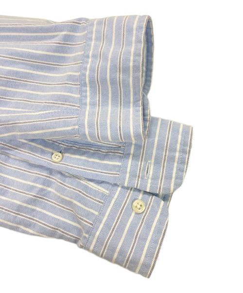 POLO RALPH LAUREN（ポロ・ラルフローレン）POLO RALPH LAUREN (ポロ・ラルフローレン) ストライプシャツ ブルー サイズ:XLの古着・服飾アイテム