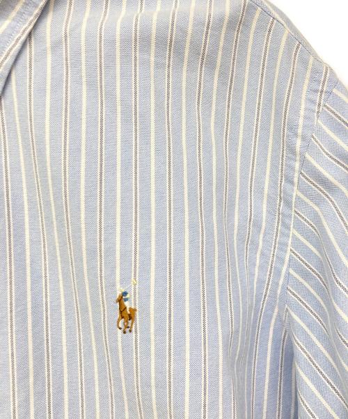 POLO RALPH LAUREN（ポロ・ラルフローレン）POLO RALPH LAUREN (ポロ・ラルフローレン) ストライプシャツ ブルー サイズ:XLの古着・服飾アイテム