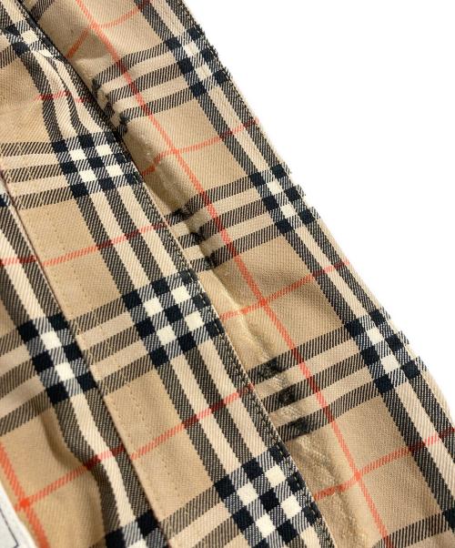 Burberry's（バーバリー）Burberry's (バーバリーズ) ノヴァBDチェックシャツ ベージュ サイズ:Lの古着・服飾アイテム