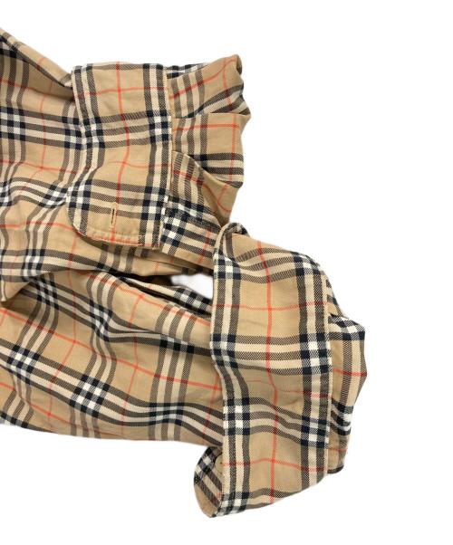 Burberry's（バーバリー）Burberry's (バーバリーズ) ノヴァBDチェックシャツ ベージュ サイズ:Lの古着・服飾アイテム