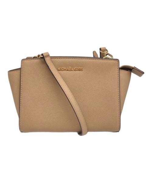 MICHAEL KORS（マイケル・コース）MICHAEL KORS (マイケルコース) SELMA MD MESSENGER ブラウンの古着・服飾アイテム