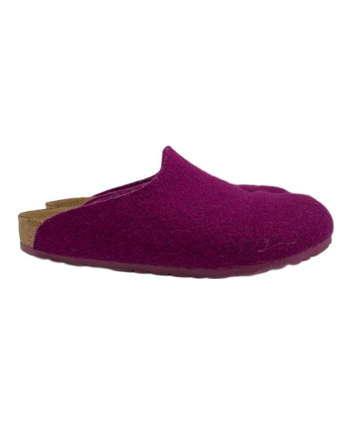 BIRKENSTOCK（ビルケンシュトック）BIRKENSTOCK (ビルケンシュトック) ウールボストン パープル サイズ:22.5の古着・服飾アイテム