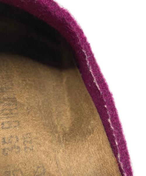 BIRKENSTOCK（ビルケンシュトック）BIRKENSTOCK (ビルケンシュトック) ウールボストン パープル サイズ:22.5の古着・服飾アイテム