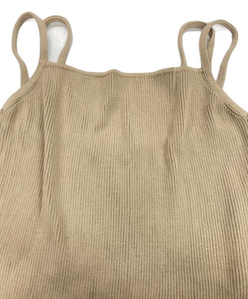 HER LIP TO（ハーリップトゥ）HER LIP TO (ハーリップトゥ) All Day Long Ribbed Knit Set/セットワンピース ベージュ サイズ:Sの古着・服飾アイテム