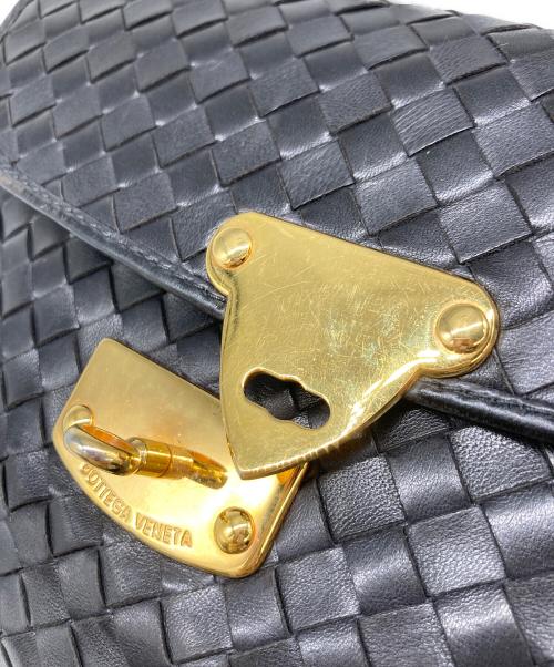 BOTTEGA VENETA（ボッテガベネタ）BOTTEGA VENETA (ボッテガベネタ) ハンドバッグ ブラックの古着・服飾アイテム