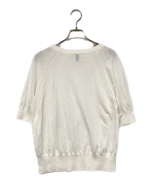 Spick and Span（スピックアンドスパン）Spick and Span (スピックアンドスパン) ICECOTTON ハーフスリーブプルオーバー ホワイト サイズ:記載なしの古着・服飾アイテム
