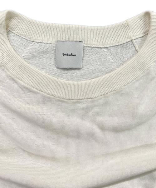 Spick and Span（スピックアンドスパン）Spick and Span (スピックアンドスパン) ICECOTTON ハーフスリーブプルオーバー ホワイト サイズ:記載なしの古着・服飾アイテム