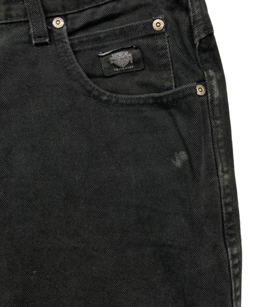 HARLEY-DAVIDSON（ハーレーダビッドソン）HARLEY-DAVIDSON (ハーレーダビッドソン) デニムパンツ ブラック サイズ:38/32の古着・服飾アイテム