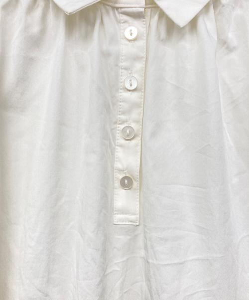 eimy istoire（エイミーイストワール）eimy istoire (エイミーイストワール) ボリュームティアードミニワンピース ホワイト サイズ:Fの古着・服飾アイテム