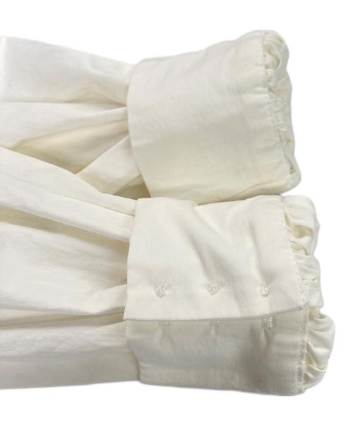 eimy istoire（エイミーイストワール）eimy istoire (エイミーイストワール) ボリュームティアードミニワンピース ホワイト サイズ:Fの古着・服飾アイテム