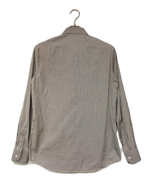 CELINE（セリーヌ）CELINE (セリーヌ) ストライプシャツ ホワイト×ブラック サイズ:38の古着・服飾アイテム