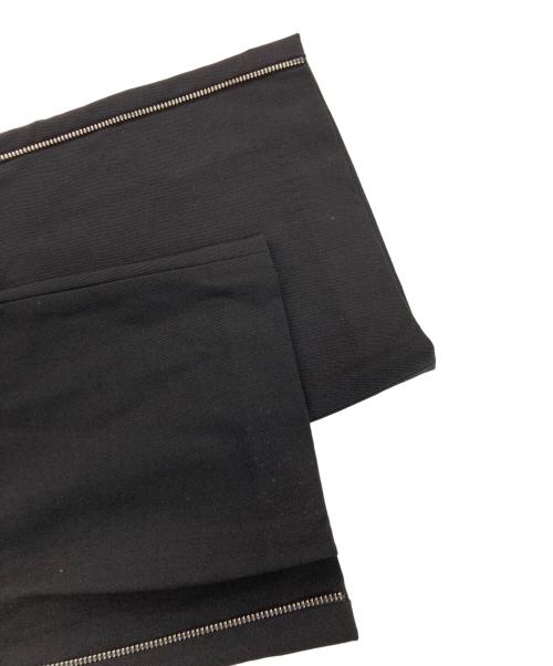 HELMUT LANG（ヘルムートラング）HELMUT LANG (ヘルムートラング) サイドジップデザインパンツ ブラック サイズ:4の古着・服飾アイテム