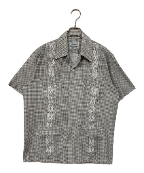 Guayabera（グアヤベラ）Guayabera (グアヤベラ) キューバシャツ グレー サイズ:Mの古着・服飾アイテム