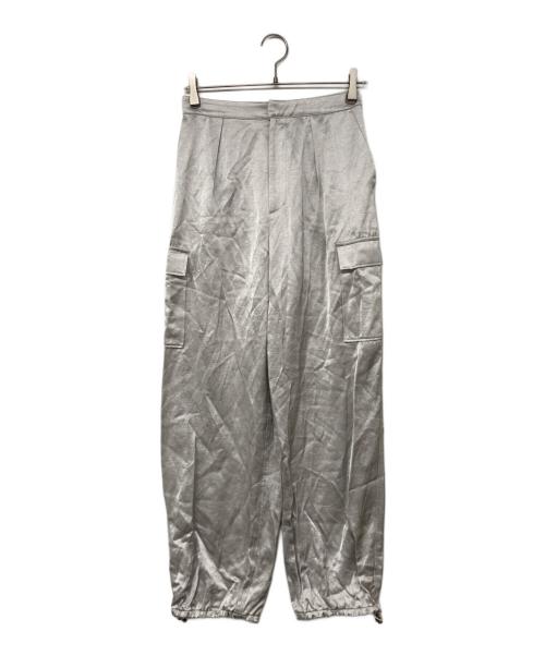 allureville（アルアバイル）allureville (アルアバイル) リライムトリコチンカーゴパンツ グレー サイズ:2の古着・服飾アイテム