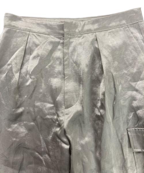 allureville（アルアバイル）allureville (アルアバイル) リライムトリコチンカーゴパンツ グレー サイズ:2の古着・服飾アイテム