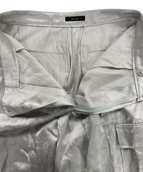 allureville（アルアバイル）allureville (アルアバイル) リライムトリコチンカーゴパンツ グレー サイズ:2の古着・服飾アイテム