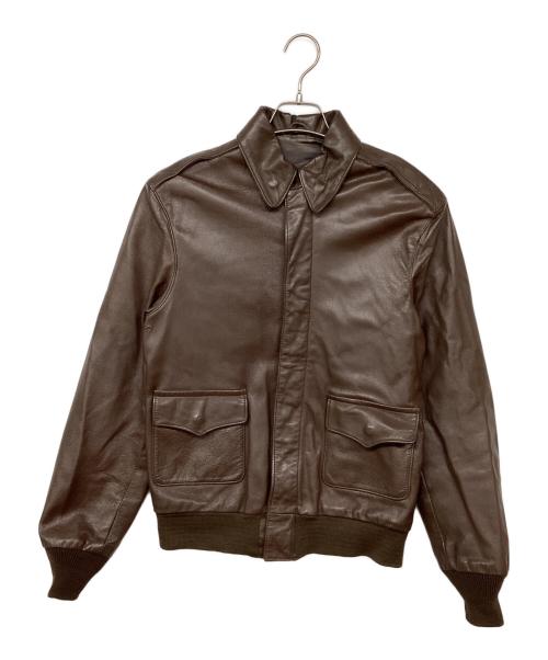 US ARMY（ユーエスアーミー）US ARMY (ユーエスアーミー) A-2フライトジャケット ブラウン サイズ:36の古着・服飾アイテム