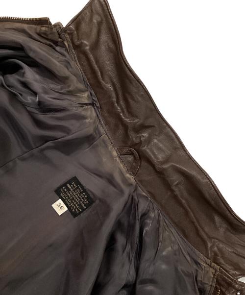 US ARMY（ユーエスアーミー）US ARMY (ユーエスアーミー) A-2フライトジャケット ブラウン サイズ:36の古着・服飾アイテム