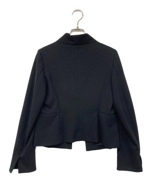 kay me（ケイミー）kay me (ケイミー) ノーカラージャケット ブラック サイズ:9 未使用品の古着・服飾アイテム