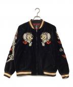 OBOROオボロ）の古着「別珍スカジャン」｜ブラック