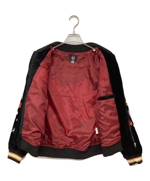 OBORO（オボロ）OBORO (オボロ) 別珍スカジャン ブラック サイズ:Lの古着・服飾アイテム