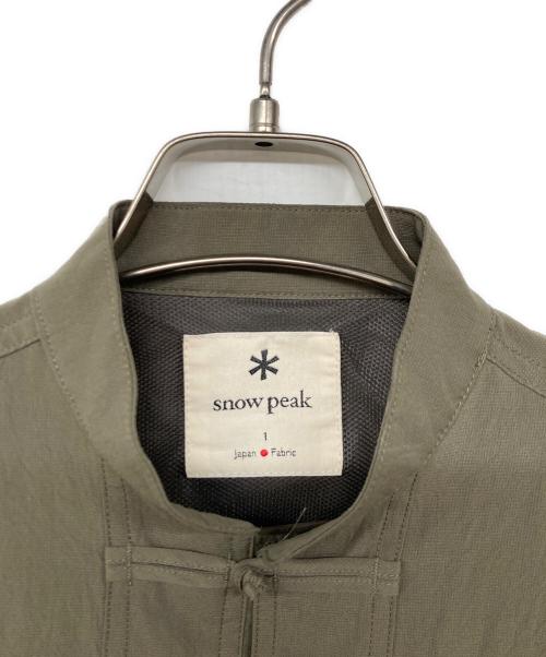 Snow peak（スノーピーク）Snow peak (スノーピーク) Quick Dry Kung fu Jacket グリーン サイズ:1の古着・服飾アイテム