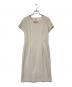 kay me（ケイミー）の古着「VネックIラインワンピース」｜ベージュ