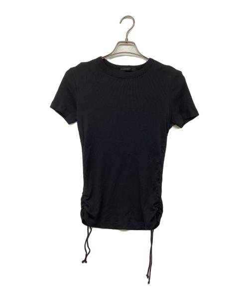 HELMUT LANG（ヘルムートラング）HELMUT LANG (ヘルムートラング) デザインカットソー ブラック サイズ:Mの古着・服飾アイテム