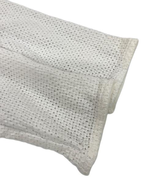 BEARDSLEY（ビアズリー）BEARDSLEY (ビアズリー) リネンカーディガン ホワイト サイズ:Fの古着・服飾アイテム