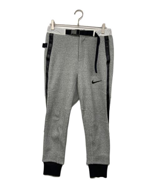 NIKE（ナイキ）NIKE (ナイキ) sacai (サカイ) フリース パンツ/スウェットパンツ グレー サイズ:Sの古着・服飾アイテム