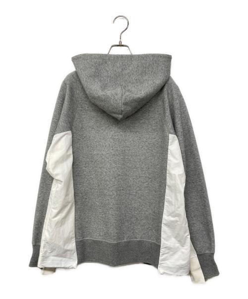 NIKE（ナイキ）NIKE (ナイキ) sacai (サカイ) NRG Pullover Hoodie/プルオーバーフーディー グレー サイズ:Mの古着・服飾アイテム