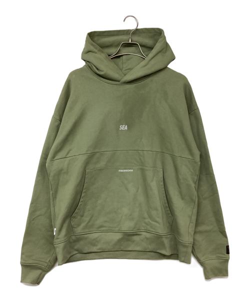 WIND AND SEA（ウィンダンシー）WIND AND SEA (ウィンダンシー) プルオーバーパーカー グリーン サイズ:Lの古着・服飾アイテム