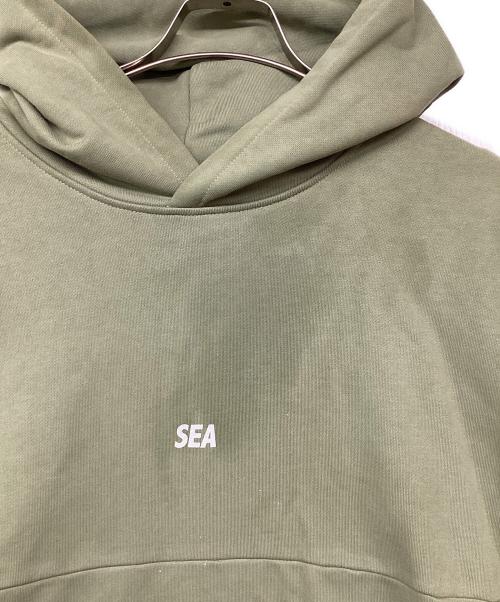 WIND AND SEA（ウィンダンシー）WIND AND SEA (ウィンダンシー) プルオーバーパーカー グリーン サイズ:Lの古着・服飾アイテム