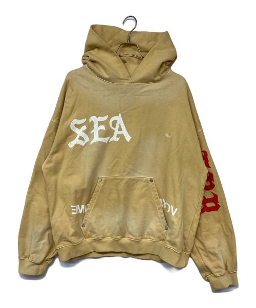 WIND AND SEA（ウィンダンシー）WIND AND SEA (ウィンダンシー) LIBERE (リベーレ) PULLOVER HOODIE イエロー サイズ:Lの古着・服飾アイテム