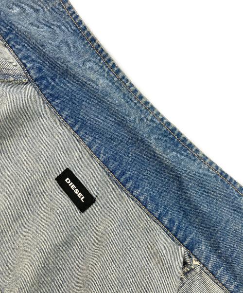 DIESEL（ディーゼル）DIESEL (ディーゼル) ドッキングデニムジャケット ブルー サイズ:Lの古着・服飾アイテム