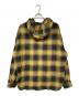 WIND AND SEA (ウィンダンシー) フーデッドチェックシャツ イエロー サイズ:Ｍ：10000円