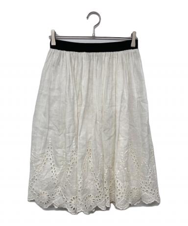 中古・古着通販】lisette (リゼッタ) リネンスカート ホワイト サイズ