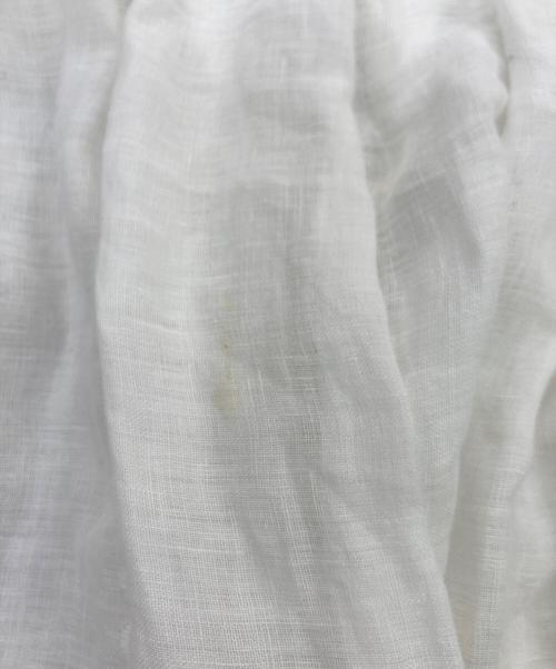 lisette（リゼッタ）lisette (リゼッタ) リネンスカート ホワイト サイズ:記載なしの古着・服飾アイテム