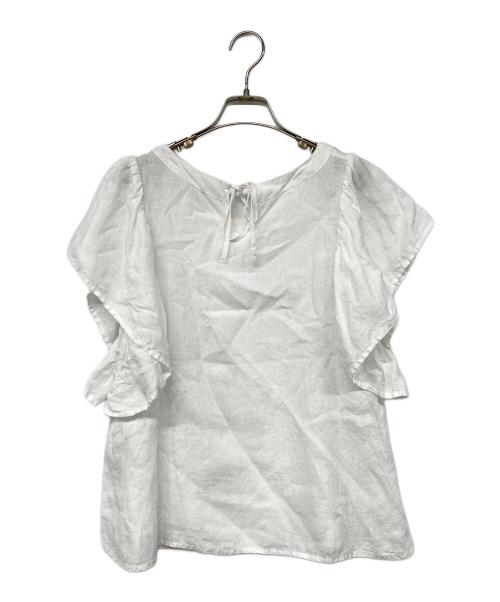 CLOTH&CROSS（クロスアンドクロス）CLOTH&CROSS (クロスアンドクロス) リネンブラウス ホワイト サイズ:記載なしの古着・服飾アイテム