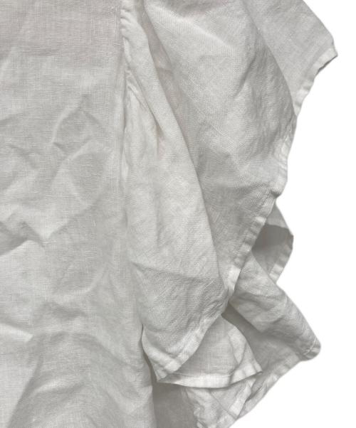 CLOTH&CROSS（クロスアンドクロス）CLOTH&CROSS (クロスアンドクロス) リネンブラウス ホワイト サイズ:記載なしの古着・服飾アイテム