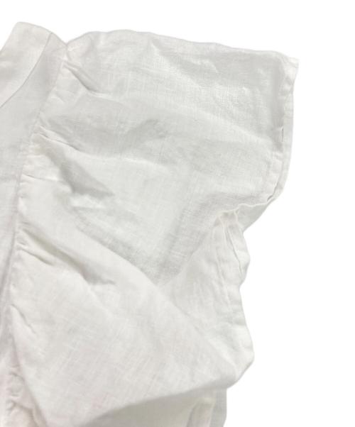 CLOTH&CROSS（クロスアンドクロス）CLOTH&CROSS (クロスアンドクロス) リネンブラウス ホワイト サイズ:記載なしの古着・服飾アイテム