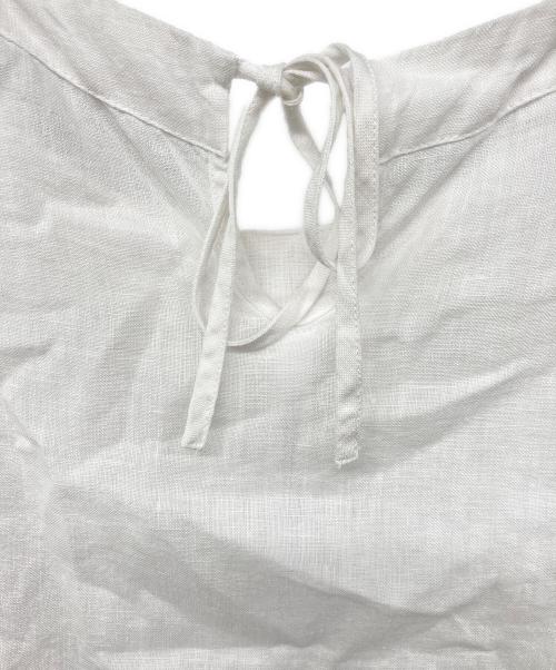 CLOTH&CROSS（クロスアンドクロス）CLOTH&CROSS (クロスアンドクロス) リネンブラウス ホワイト サイズ:記載なしの古着・服飾アイテム