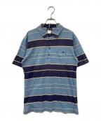 Patagoniaパタゴニア）の古着「ボーダーポロシャツ」｜ブルー