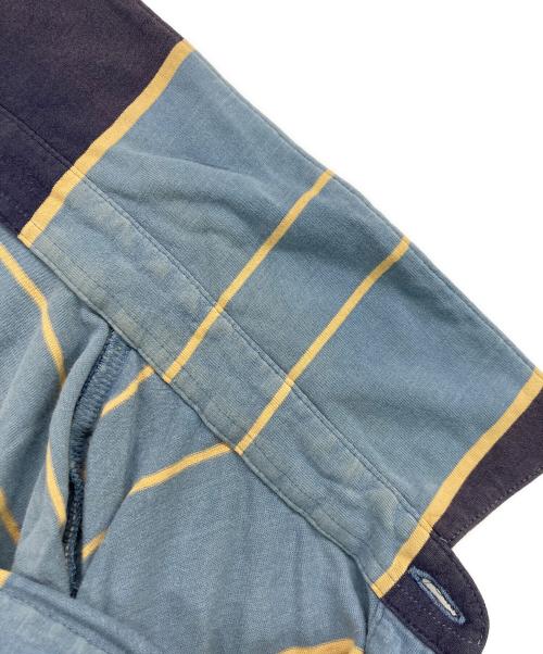 Patagonia（パタゴニア）Patagonia (パタゴニア) ボーダーポロシャツ ブルー サイズ:Sの古着・服飾アイテム