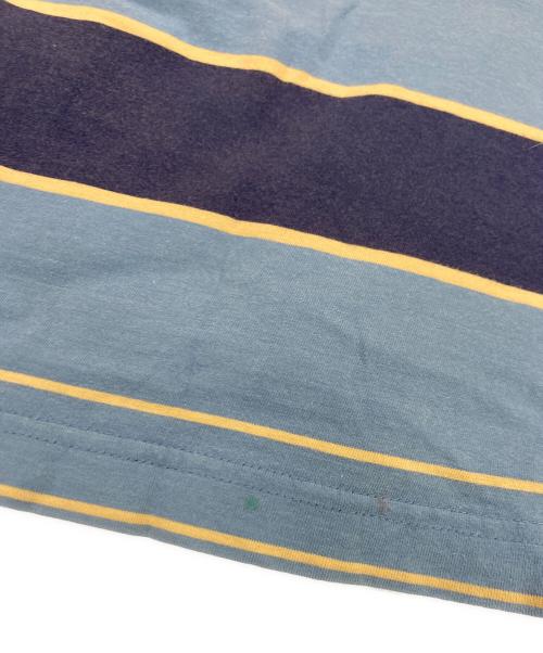 Patagonia（パタゴニア）Patagonia (パタゴニア) ボーダーポロシャツ ブルー サイズ:Sの古着・服飾アイテム