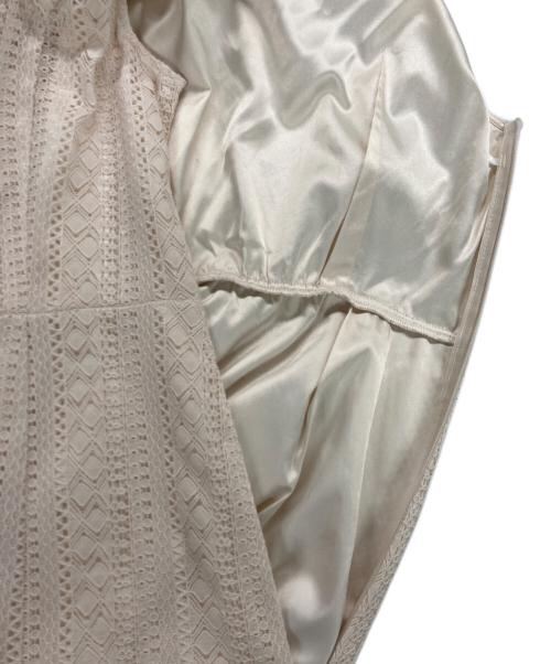 CELFORD（セルフォード）CELFORD (セルフォード) ケープレースワンピース ベージュ サイズ:38の古着・服飾アイテム