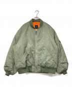 BEAMSビームス）の古着「MA-1ジャケット」｜カーキ