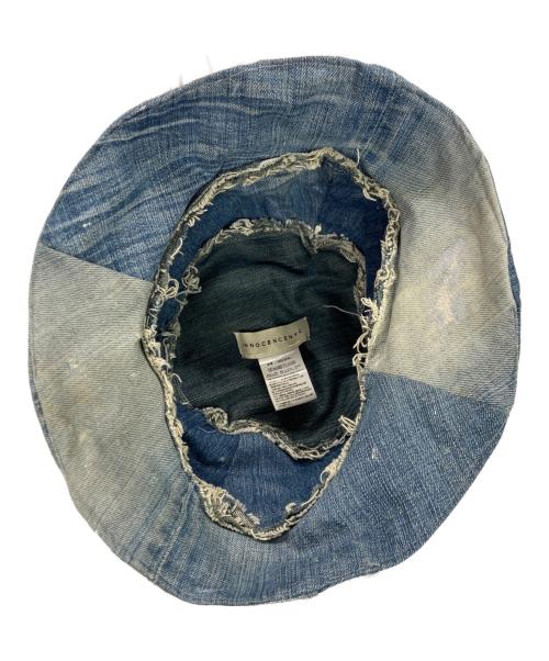 INNOCENCENYC（イノセンスニューヨーク）INNOCENCENYC (イノセンスニューヨーク) デストロイ バケットハット インディゴの古着・服飾アイテム
