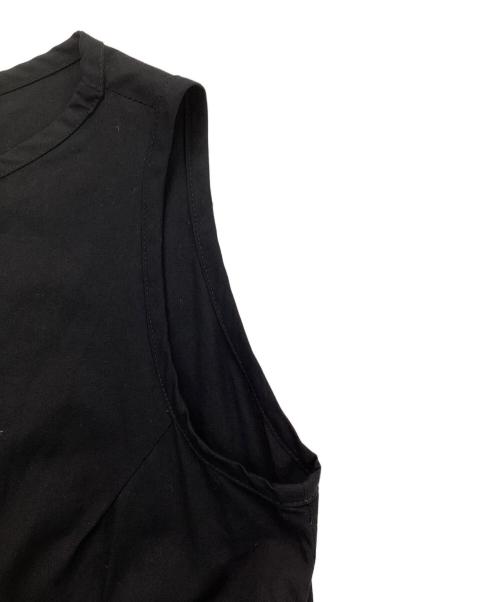 IWISH（アイウィッシュ）IWISH (アイウィッシュ) デザインノースリーブワンピース ブラック サイズ:記載なしの古着・服飾アイテム